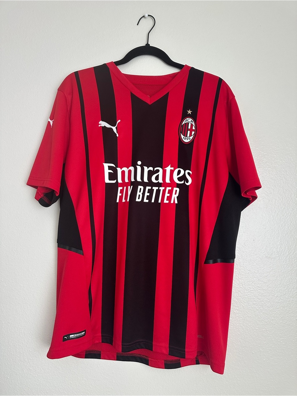 Puma AC Milan Red & Black Home Jersey
